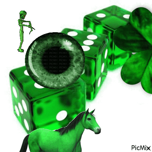 Verde suerte - Free animated GIF