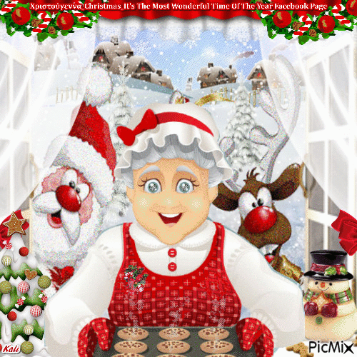 Χριστούγεννα_Christmas_It's The Most Wonderful Time Of The Year Facebook Page - GIF animé gratuit