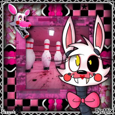 #♦#Mangle at the Bowling Alley#♦# - GIF animé gratuit