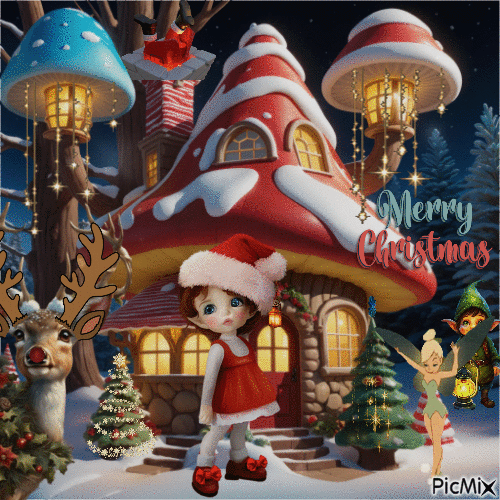 Christmas elfes - Бесплатный анимированный гифка