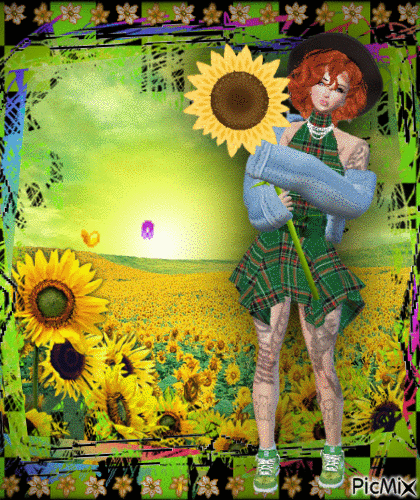 Sunflower - Ingyenes animált GIF