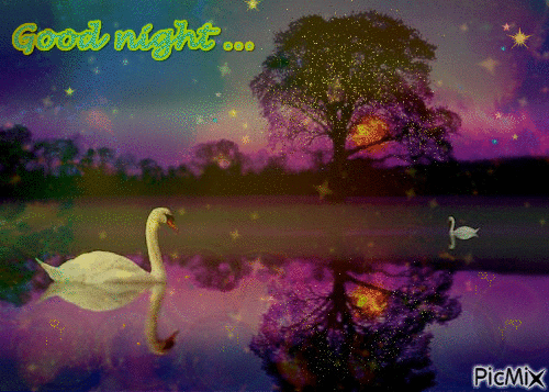 Good night - Бесплатный анимированный гифка