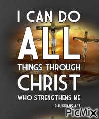 I can do all things in Christ - zadarmo png