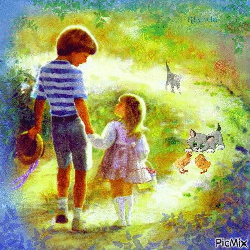 Country walk-contest - Free animated GIF