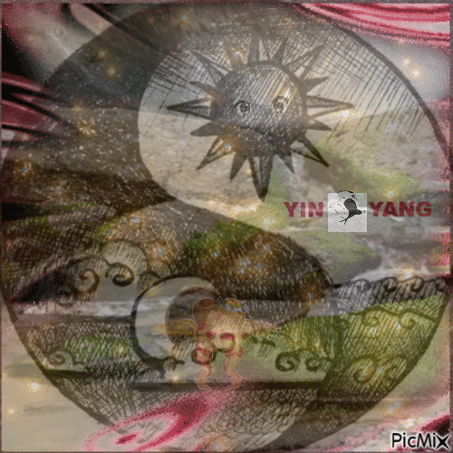 ying et yang - Δωρεάν κινούμενο GIF