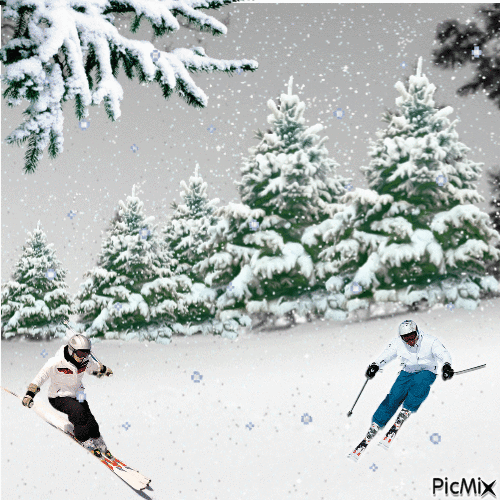 ski - Безплатен анимиран GIF
