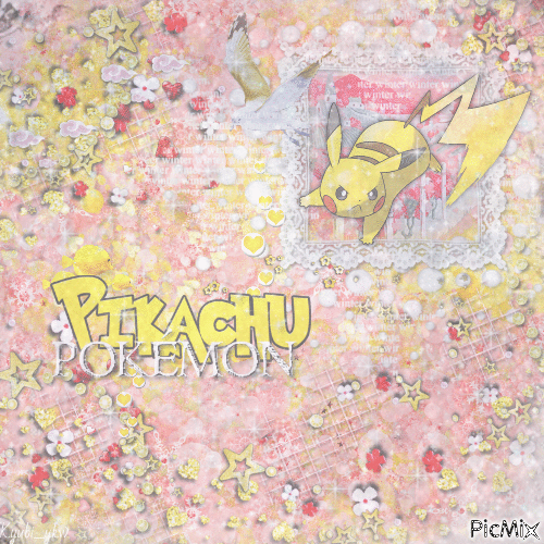 Pikachu - GIF animado grátis