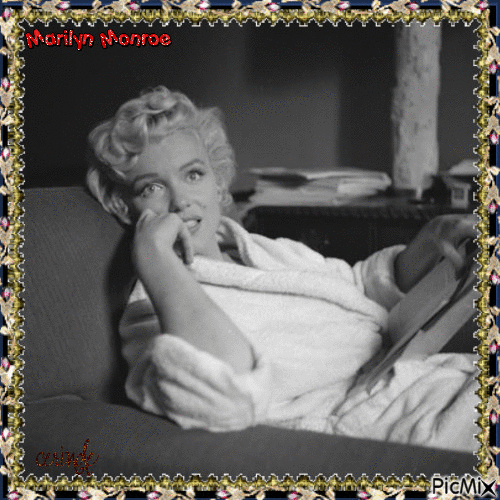 Marilyn Monroe - Animovaný GIF zadarmo
