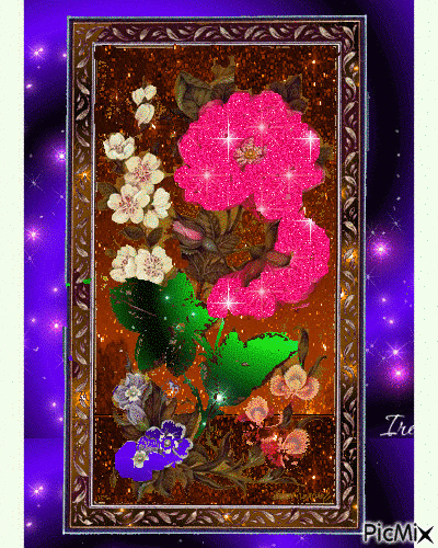 розовые цветы - Ingyenes animált GIF