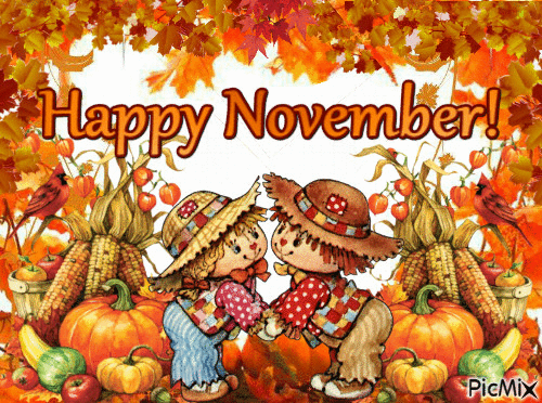 Happy November - Gratis animerad GIF