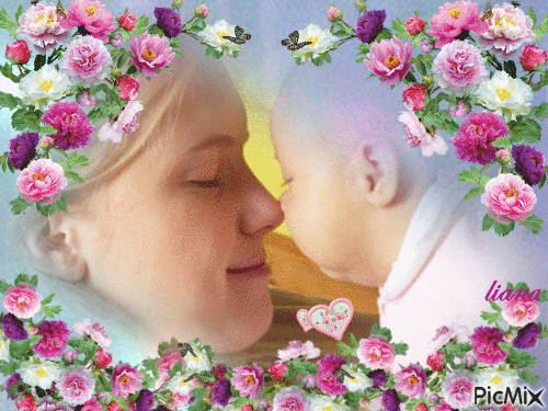 mothers love - GIF animé gratuit