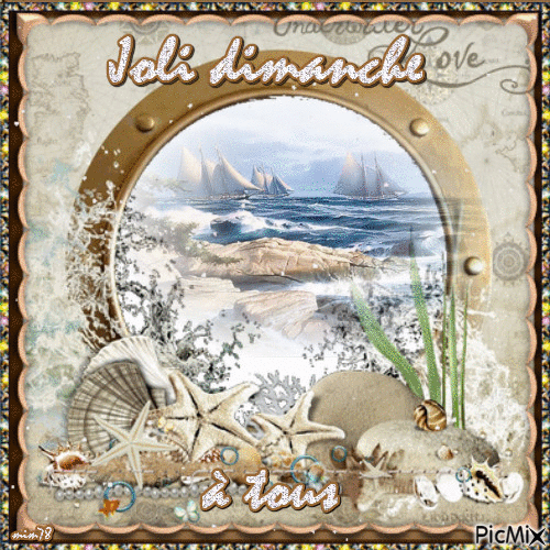 paysage de mer - Zdarma animovaný GIF