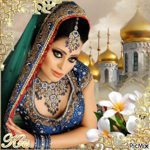 Beauté arabe - Darmowy animowany GIF