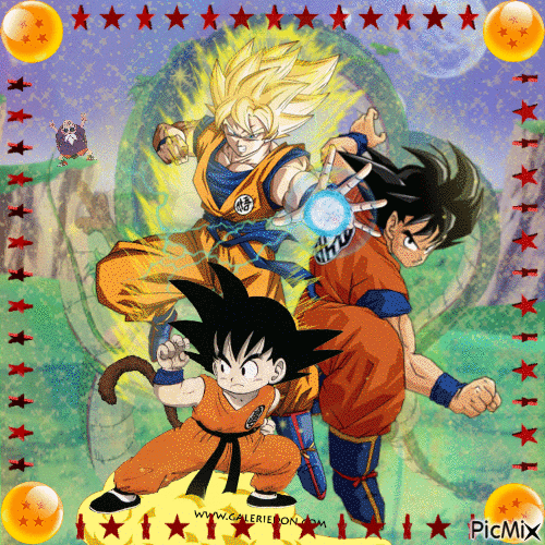Goku! - GIF animado gratis - PicMix