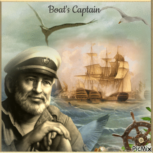 Concours : Le capitaine du bateau - 免费动画 GIF