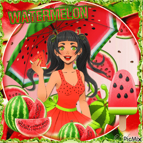 Watermelon - Free animated GIF