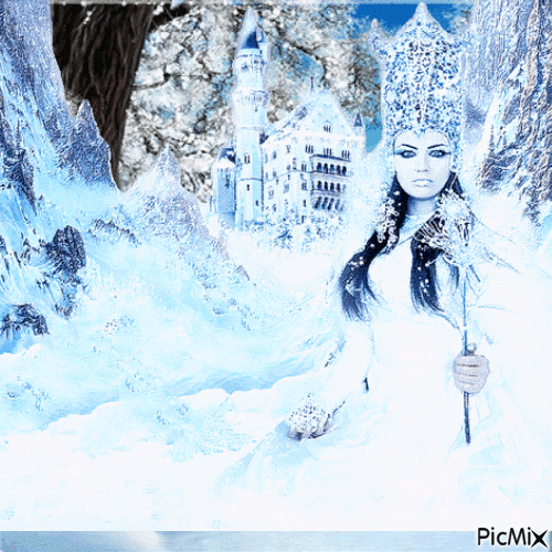 The Snow Queen - Бесплатный анимированный гифка