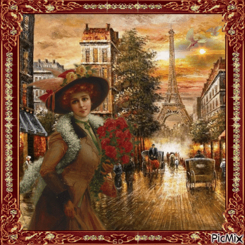 Viktorianische Frau - Ingyenes animált GIF