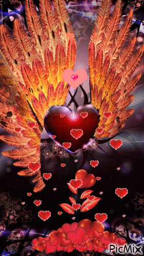 Hearts ❤️🙂 - Nemokamas animacinis gif