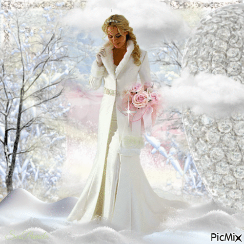 Winter Bride - Бесплатный анимированный гифка