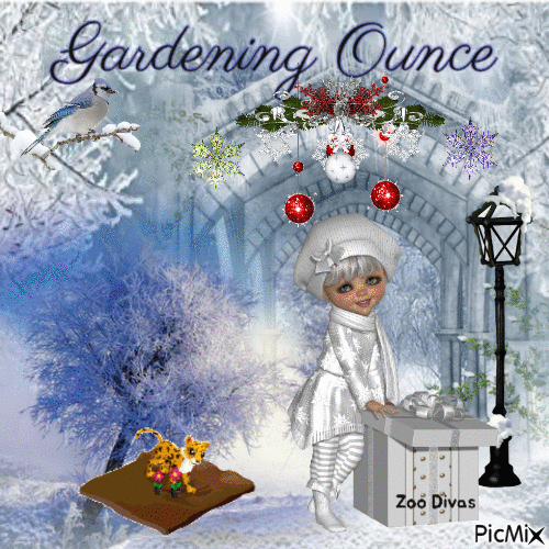 gardening ounce winter - GIF animado grátis