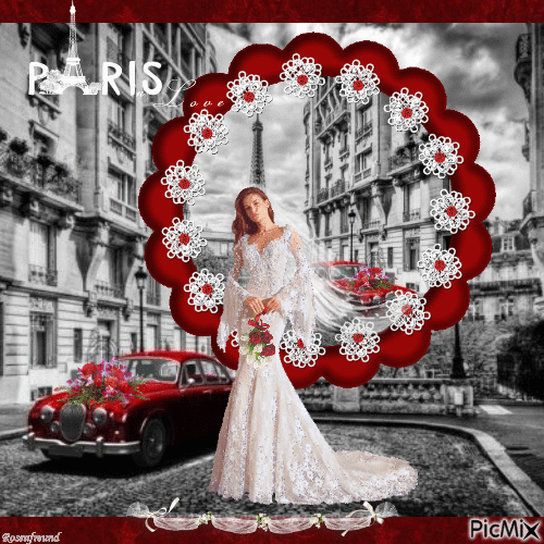 Braut in Paris - Ingyenes animált GIF