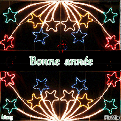 bonne annee - Бесплатный анимированный гифка