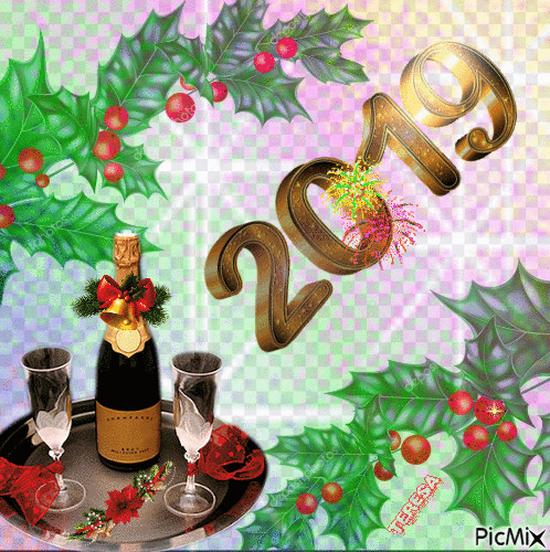 Szczęśliwego roku nowego :) - Ingyenes animált GIF