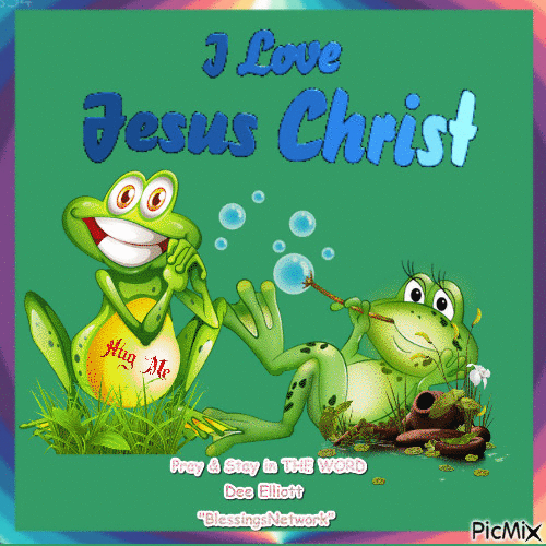 I love Jesus - GIF animé gratuit