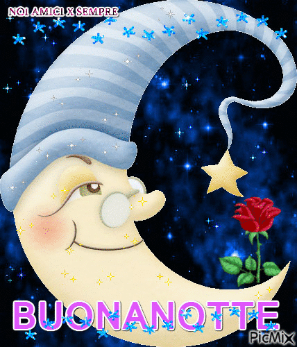 BUONANOTTE - Darmowy animowany GIF