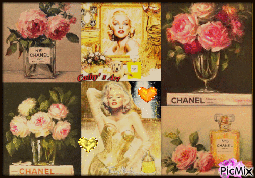 Chanel Marilyn - Zdarma animovaný GIF