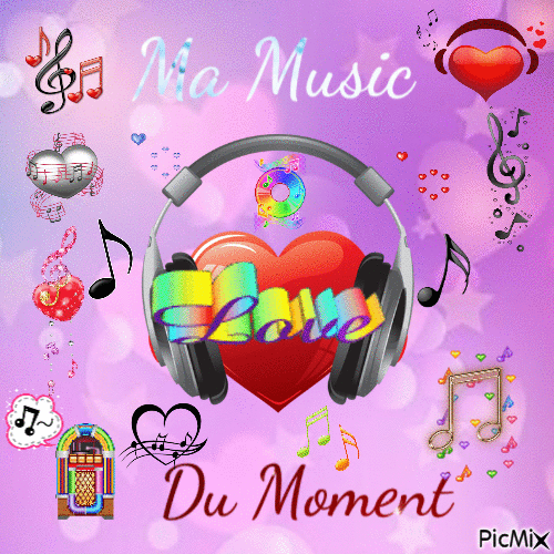 Ma music love du moment - Darmowy animowany GIF