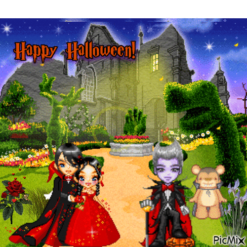 Vampyres Castle - Bezmaksas animēts GIF