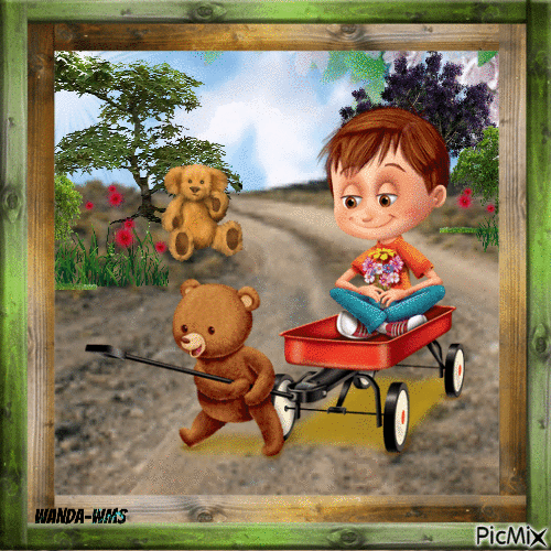 Bears-boy - Ingyenes animált GIF