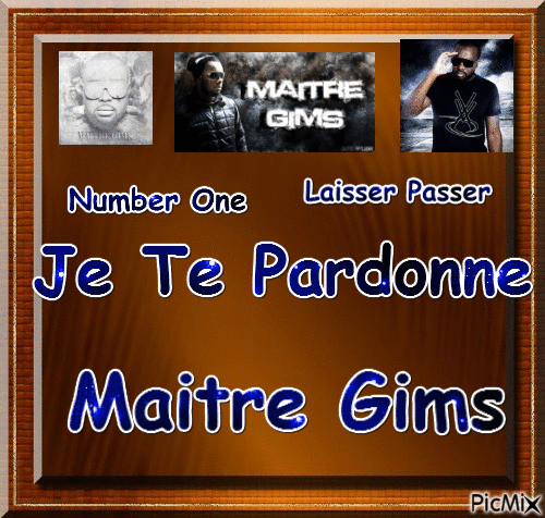 Maitre Gims - Gratis geanimeerde GIF