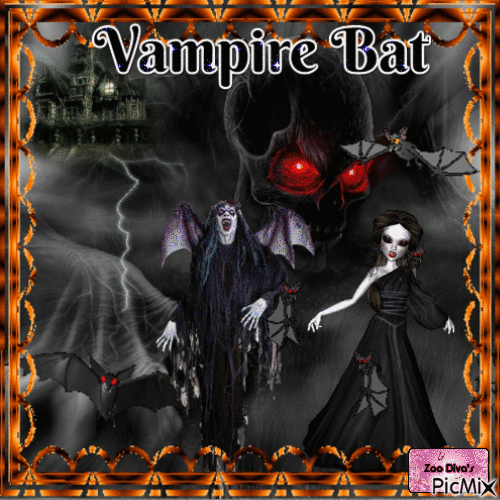 VAMPIRE BAT - Бесплатный анимированный гифка