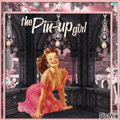 pin up girl - GIF animé gratuit