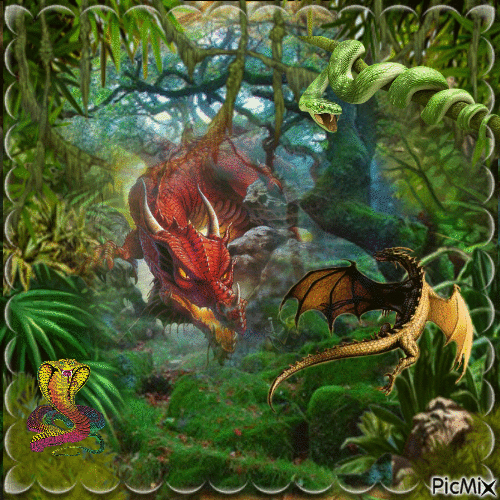 dragon fantasy - Δωρεάν κινούμενο GIF