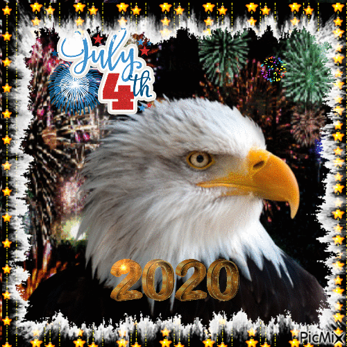 Happy 4th of July 2020 - Gratis animerad GIF