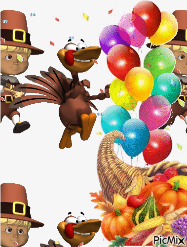 Thanksgiving - GIF animé gratuit