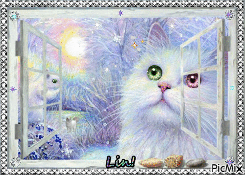 ~winter kitty~ - Бесплатный анимированный гифка