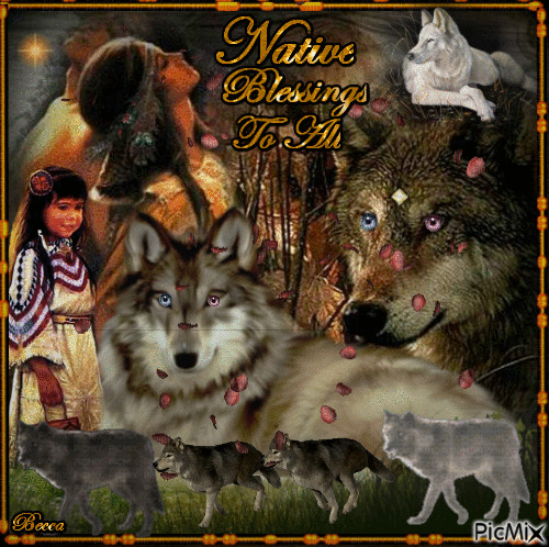 Native Blessings - GIF animé gratuit