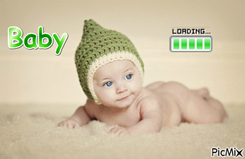baby loading - Безплатен анимиран GIF