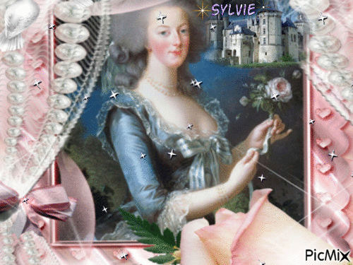 Marie Antoinette ma création sylvie - Ingyenes animált GIF