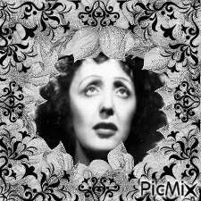 Edith Piaf - GIF animado grátis