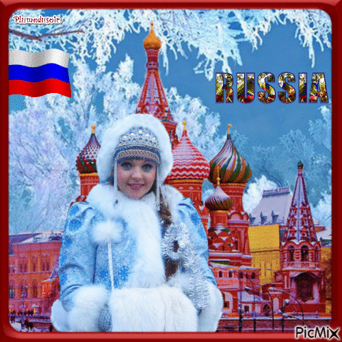 L'hiver russe. - GIF animado grátis