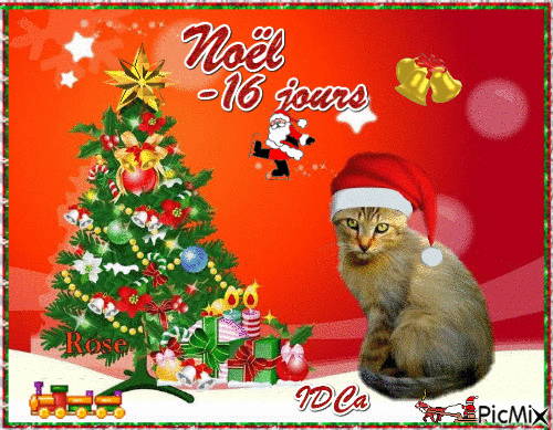 Noël dans 16 jours - Ingyenes animált GIF