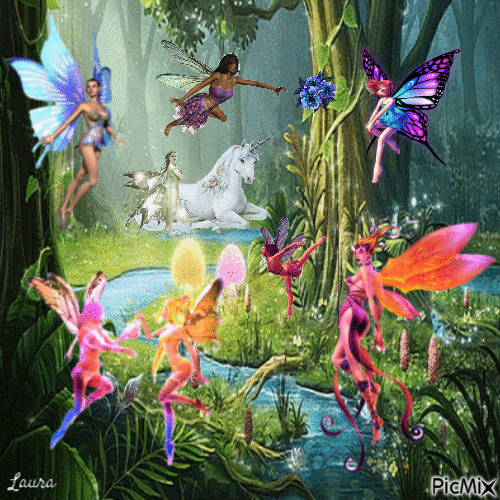 Fantasy - Laura - Zdarma animovaný GIF