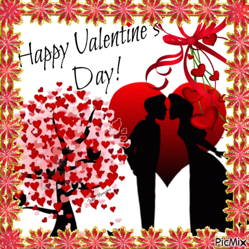 14 Febbraio Happy Valentine's Day - GIF animado gratis