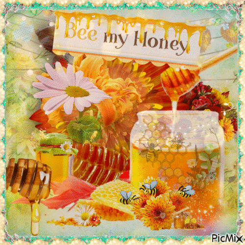 Bee My Honey~ - Безплатен анимиран GIF